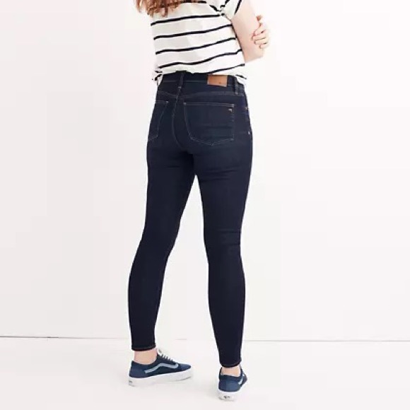 ❌SOLD❌ 9” High Rise Skinny Madewell Jeans Sz 28 - Picture 2 of 9